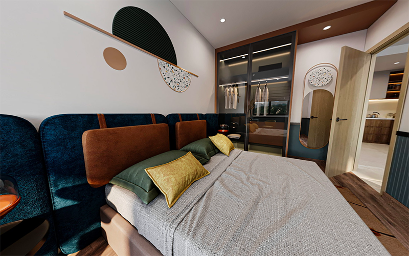 Không gian phòng ngủ thiết kế hiện đại - svt1